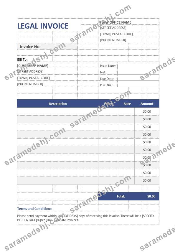 Legal Invoice